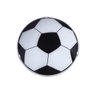 Plafon Infantil Redondo Bola de Futebol Preta - 1