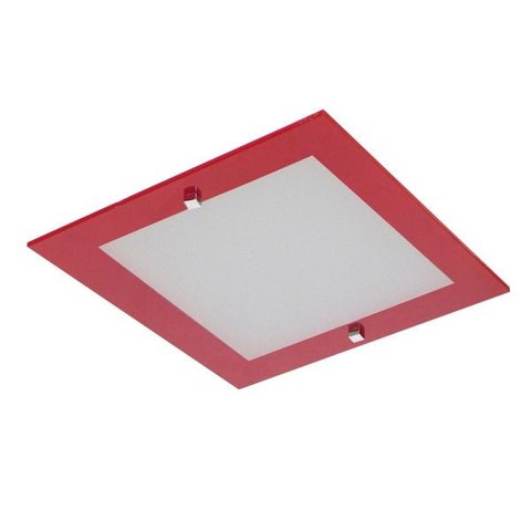 Plafon Flex Sobrepor e Embutir Médio Vermelho-1101 Med Vm