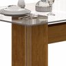 Conjunto Sala de Jantar Mesa Tampo Vidro 120cm 4 Cadeiras Hawai Leifer - 8