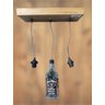 Lustre Pendente 1 Garrafa Jack Daniel's preta 3 luzes E27 Decorshop Jack Daniel´s - 2