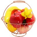 Ver imagem 2 de Kit Fruteira Redonda com 12pçs Frutas Artificial em Isopor