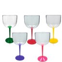 Ver imagem 1 de Kit 5 Taças Gin Colorida Acrílico Ano Novo