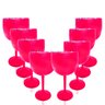 8 Taças Gin Rosa Acrílico - 2