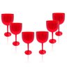 Kit 6 Taças Gin Vermelho Acrílico - 2