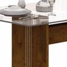 Conjunto Sala de Jantar Mesa Tampo Vidro 120cm 4 Cadeiras Hawai Leifer - 8
