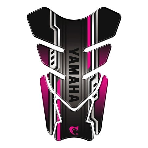 Adesivo Resinado Protetor de Tanque Moto Yamaha Pink Teu Adesivo Adesivo Resinado Protetor de Tanque