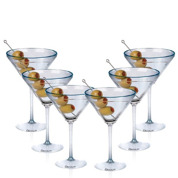 6 Taças Martini Transparente Acrílico - 2