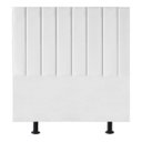 Ver imagem 1 de Cabeceira Estofada de Cama Casal Box 140 Cm Alice Corino:branco