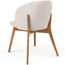 Ver imagem 4 de Kit 06 Cadeiras de Jantar e Estar Living Estofada Mia L02 Linho Cru