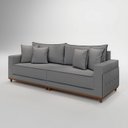 Ver imagem 2 de Sofá para Sala de Estar Living 05 Lugares 256cm Montes Claros