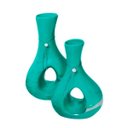 Ver imagem 1 de Par de Vasos Furados Decor para Aparador - Azul Tiffany