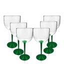 Ver imagem 2 de 6 Taças Gin Haste Verde Acrílico