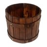 Balde Amadeirado Rústico de Plantas Casa e Jardim - Decoração Cachepô - 5