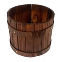 Ver imagem 5 de Balde Amadeirado Rústico de Plantas Casa e Jardim - Decoração Cachepô