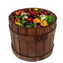 Ver imagem 1 de Balde Amadeirado Rústico de Plantas Casa e Jardim - Decoração Cachepô