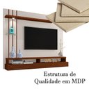 Ver imagem 4 de Painel para Tv de até 55" Suspenso Éden Off White/canela