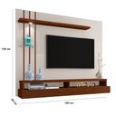 Ver imagem 3 de Painel para Tv de até 55" Suspenso Éden Off White/canela