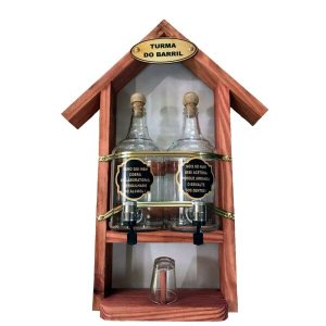 Pingometro Amadeirado Decorativo - Chalé Turma do Barril