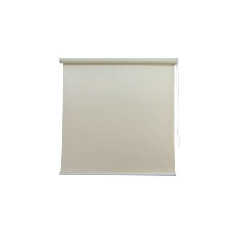 Persiana Rolo Blackout Bege 140 (L) x 220 (A) cm 100% Escuro Cortina Roller Blecaute 1,40 X 2,20 m