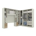 Ver imagem 3 de Guarda-roupa Casal Modulado Seletto 9 Portas 9 Gavetas Me14 Areia/jequitibá - Henn
