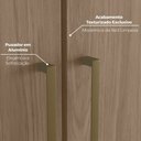 Ver mais imagens de Guarda-roupa Casal Modulado Seletto 9 Portas 9 Gavetas Me14 Areia/jequitibá - Henn