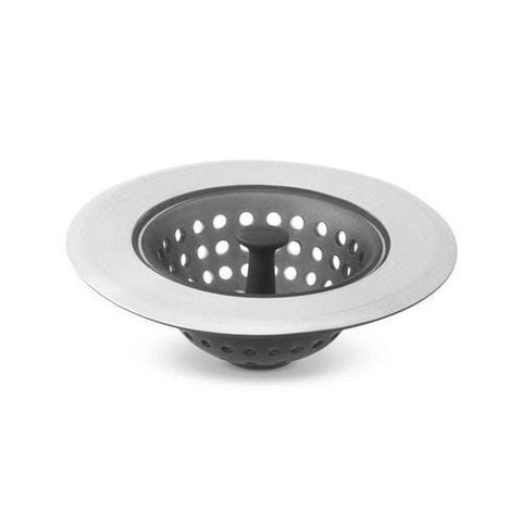 Ralo de Pia com Cesto Inox e Silicone