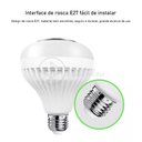 Ver imagem 1 de Lâmpada Led 12w E27 Rgb Colorida com Caixa de Som
