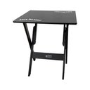Ver imagem 1 de Mesa Dobrável 70x70 Madeira Personalizada Jack Preta - Tarimatã