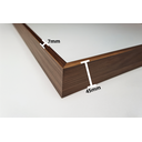 Ver imagem 3 de Moldura Filete Marrom 80x120 Cm com Chassi para Canvas