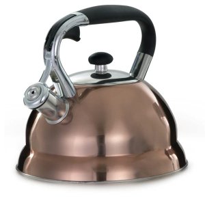 Chaleira 3L, Inox cor Cobre - Indução - Moderna
