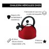 Chaleira 2l, Inox Vermelha - 3