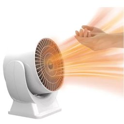 Aquecedor Ventilador Elétrico Portátil Ar Quente Superaquecimento Econômico Ângulo Ajustável 220v - 2