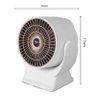 Aquecedor Ventilador Elétrico Portátil Ar Quente Superaquecimento Econômico Ângulo Ajustável 220v - 3