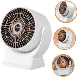 Aquecedor Ventilador Elétrico Portátil Ar Quente Superaquecimento Econômico Ângulo Ajustável 220v - 4