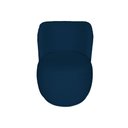 Ver imagem 4 de Kit Poltrona Orgânica Bia Bouclê Azul Marinho - Vallisa Decor