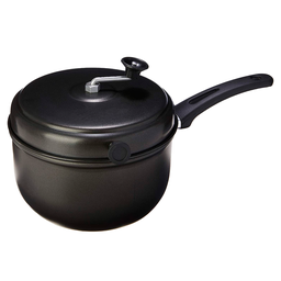 Pipoqueira Dona Chefa Antiaderente 3,2 Litros Preta 20 cm - 1 Pipoqueira Dona Chefa Antiaderente 3,2 Litros Preta 20 cm - 1