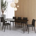 Ver imagem 2 de Mesa de Jantar Cerys 220 Cm - Preto Fosco