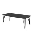 Ver imagem 3 de Mesa de Jantar Cerys 220 Cm - Preto Fosco