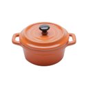 Ver imagem 2 de Mini caçarola redonda de porcelana laranja - 12,7cm