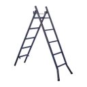 Ver imagem 2 de Escada 3 em 1 Extensiva em Chapa de Aço 13 e 7 Degraus 390cm