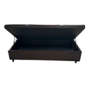 Ver imagem 2 de Cama Box Baú Solteiro Suede Marrom + Colchão Ortobom Elegant Superpock