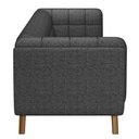 Ver imagem 4 de Sofá Living Decorativo 3 Lugares 240cm Bellart M22 Linho Chumbo - Mpozenato