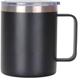 Caneca Térmica Inox 360ml Preta: Café Quente e Cerveja Gelada Já!