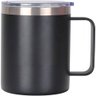 Caneca Térmica Inox 360ml Preta: Café Quente e Cerveja Gelada Já! - 1