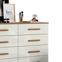 Ver imagem 5 de Cômoda para Quarto com 8 Gavetas 136cm Sirlei A09 - D'Rossi Atacama e Off White