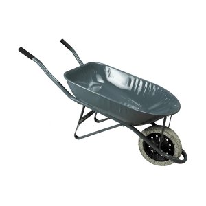 Carrinho de Mão em Aço Carbono Pneu Maciço Chapa 24mm 50l Minasul