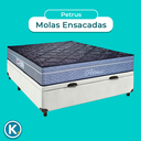 Ver imagem 4 de Colchão Casal Molas Ensacadas + Bau Blindado - Petrus Paropas