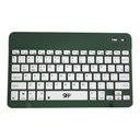 Ver imagem 2 de Kit Teclado e Mouse Wireless Slim A6732 Verde Escuro Recarregável para Escritório e Trabalho