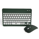 Ver imagem 1 de Kit Teclado e Mouse Wireless Slim A6732 Verde Escuro Recarregável para Escritório e Trabalho