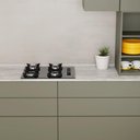 Ver imagem 4 de Cooktop a Gás 4 Bocas Preto com Mesa de Vidro e Trempes em Ferro Fundido Bivolt - Realce